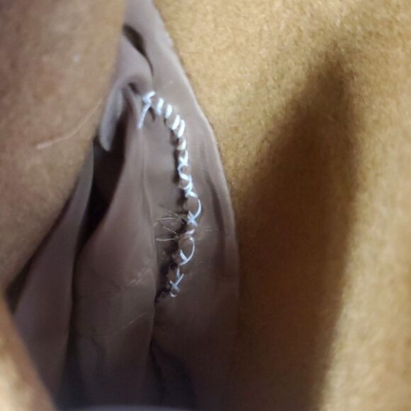 TALBOTS Wool Cashmere Blend Coat Camel Womens Size 10 - Picture 6 of 8